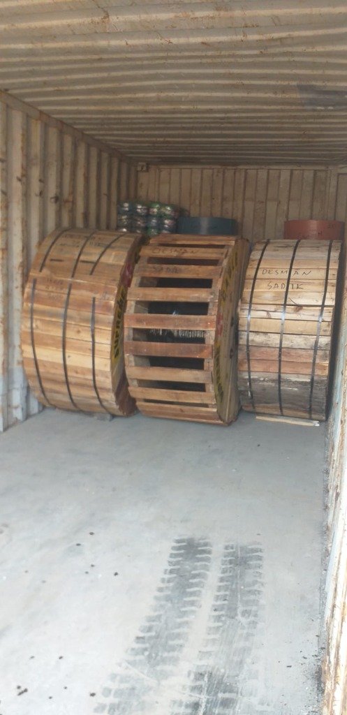 Pengiriman EMKL 3 Unit Drum Kabel Supreme 20ft FCL
